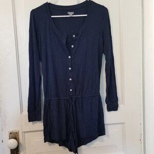 Aerie Navy Blue Sleepwear Romper sz Xsmall